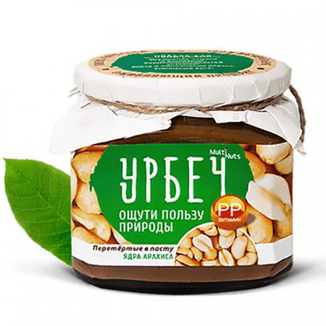 Купить Ореховая паста (урбеч) Ядра арахиса с доставкой в Салавате и по России - эко-магазин My Nature